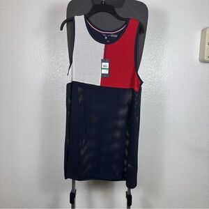 Tommy Hilfiger Women’s Colorblock Mesh Swim Coverup Size L/X